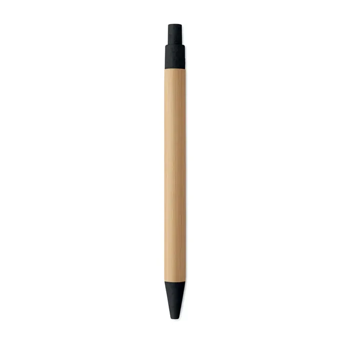 Push button ball pen in bamboo - MO2635 (MOCN#03)